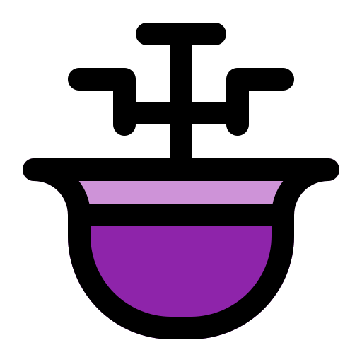 Żyrandol Generic Outline Color ikona