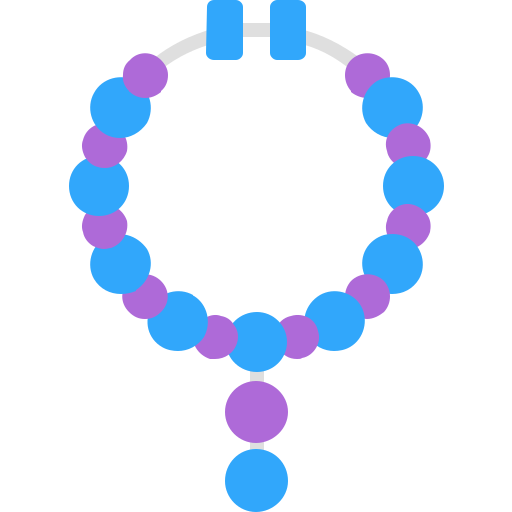 Necklace Generic color fill icon