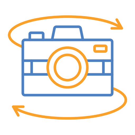 360 kamera Generic Outline Color icon