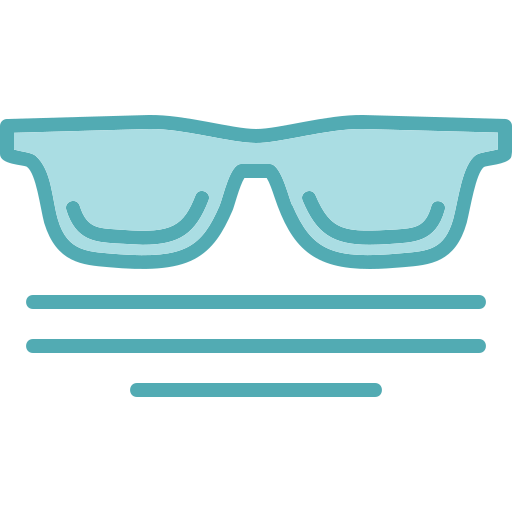 Sunglasses Generic color lineal-color icon
