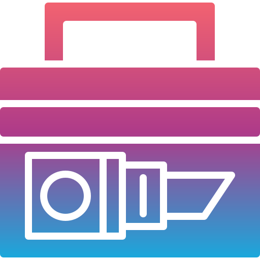 Make up bag Generic gradient fill icon