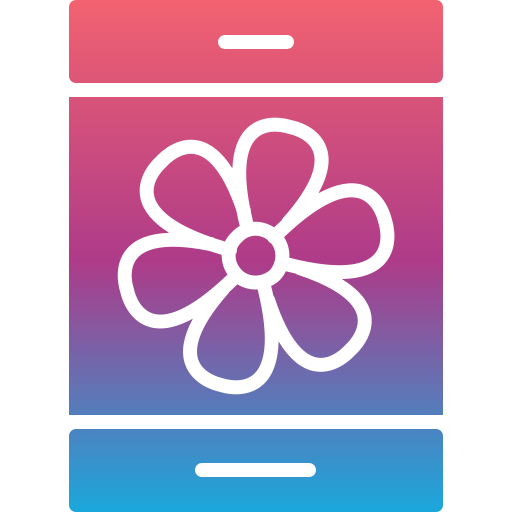 telefon komórkowy Generic gradient fill ikona