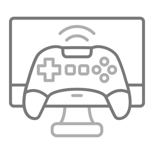 テレビゲーム Generic Grey icon