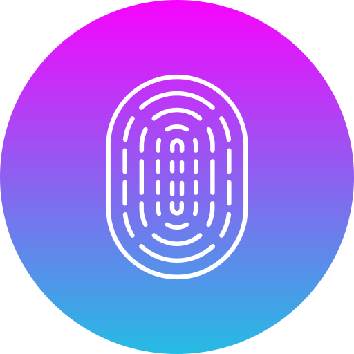 Fingerprint Generic Flat Gradient icon
