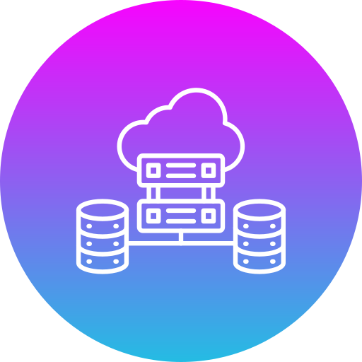 serveur cloud Generic Flat Gradient Icône