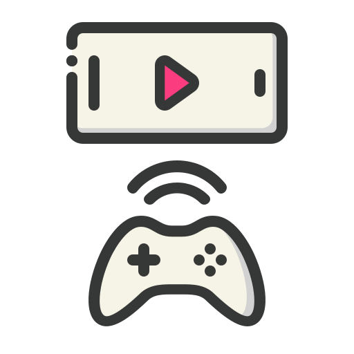 Mobile game Generic Outline Color icon