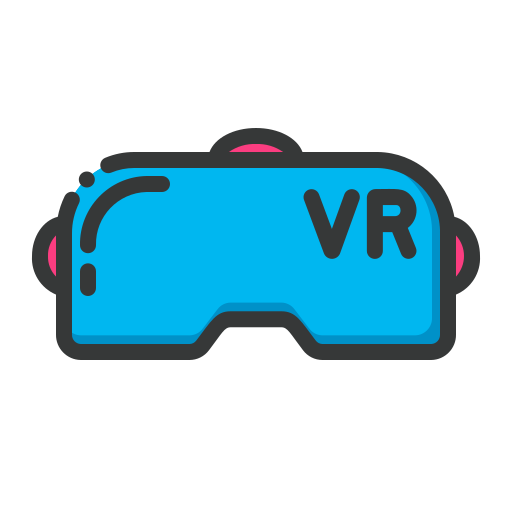 Virtual Reality Generic Outline Color icon