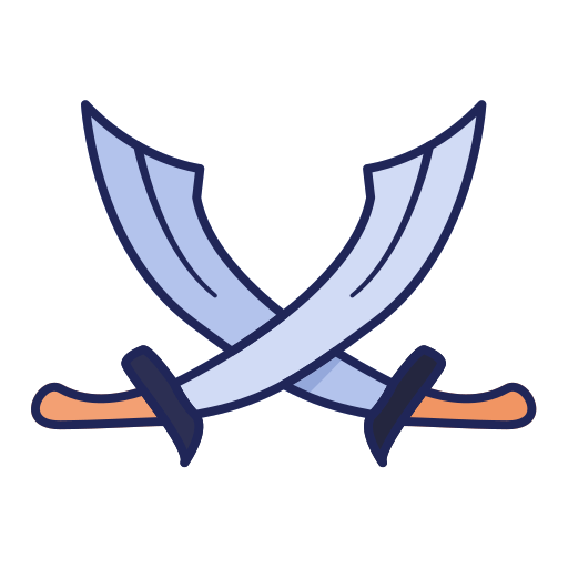 machete Generic Outline Color icon