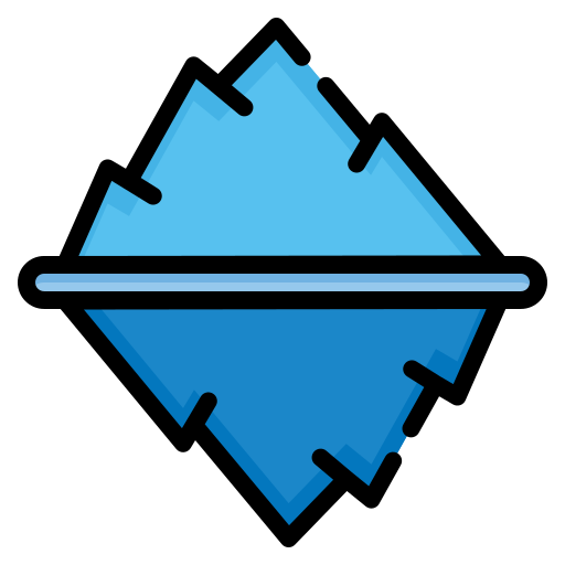Iceberg  Generic Outline Color icon