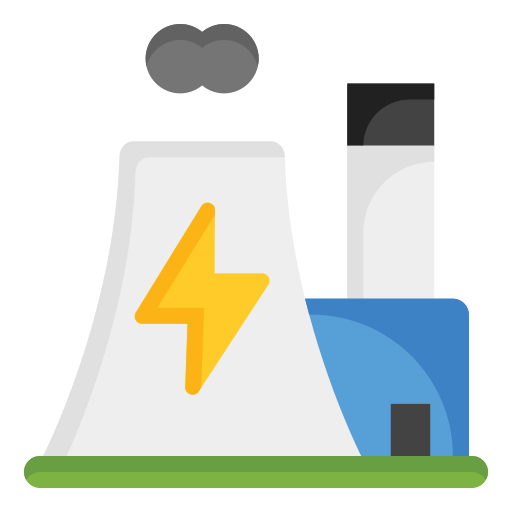 Nuclear Plant Generic Flat icon