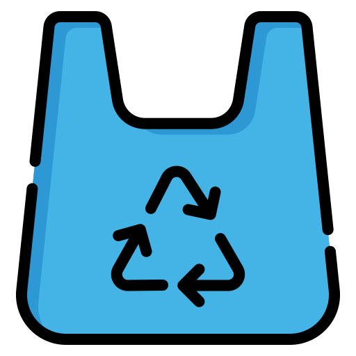 Recycle Bag Generic Outline Color icon