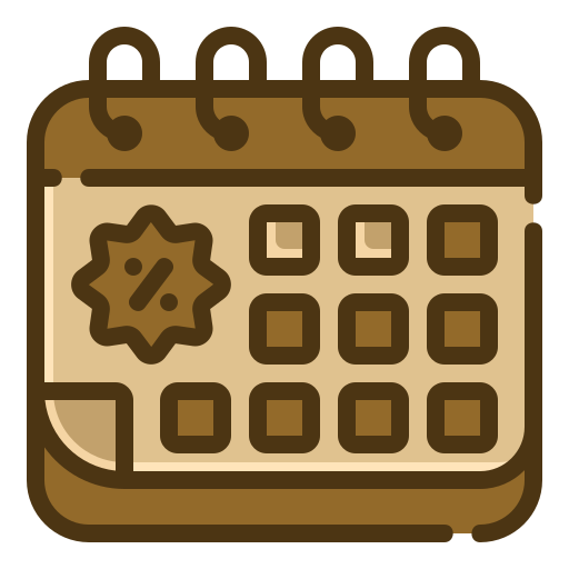 kalender Generic Outline Color icon