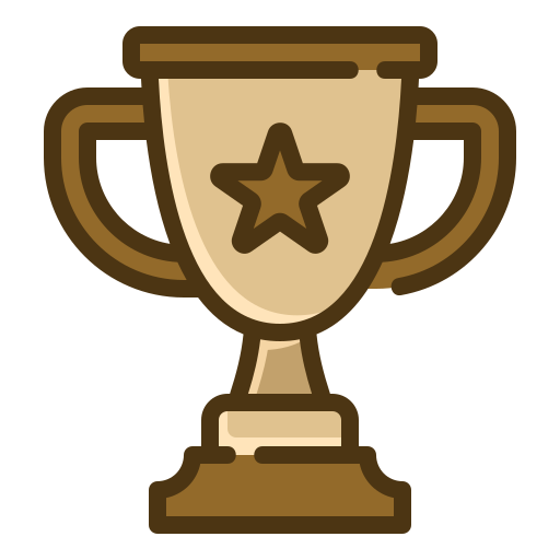 Trophy Generic Outline Color icon