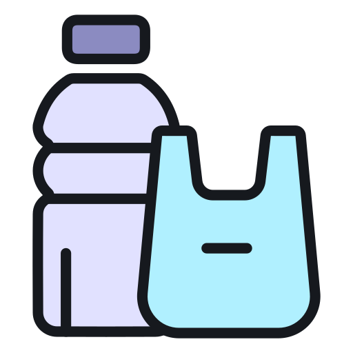 bouteille en plastique Generic Outline Color Icône