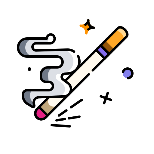 sigaretten roken Generic Outline Color icoon