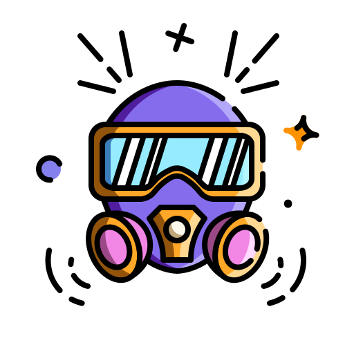 gasmaske Generic Outline Color icon