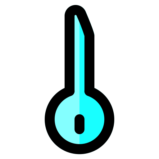 Key Generic Outline Color icon