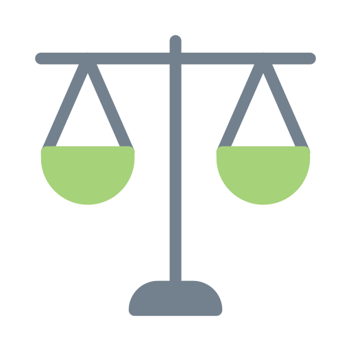 Balance scale Generic Flat icon