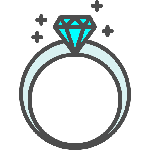 bague de diamant Generic color lineal-color Icône