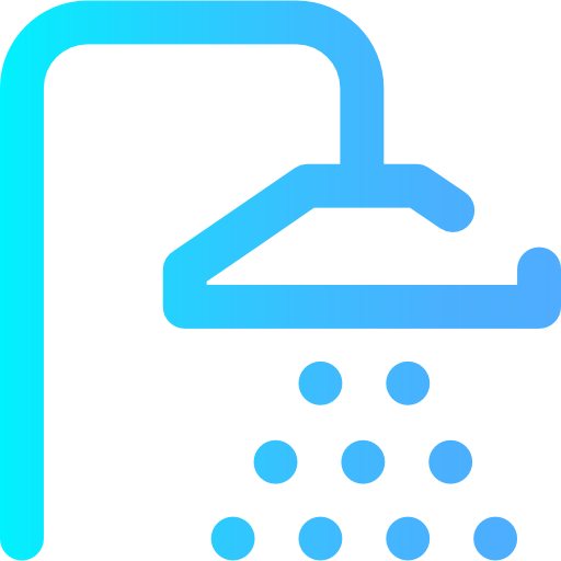 Shower Super Basic Omission Gradient icon