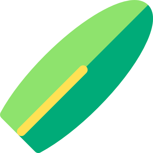 planche de surf Basic Rounded Flat Icône