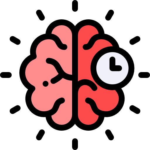 Brain Detailed Rounded Lineal color icon