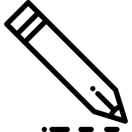 鉛筆 Detailed Rounded Lineal icon