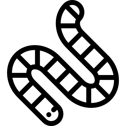 Червь Detailed Rounded Lineal иконка