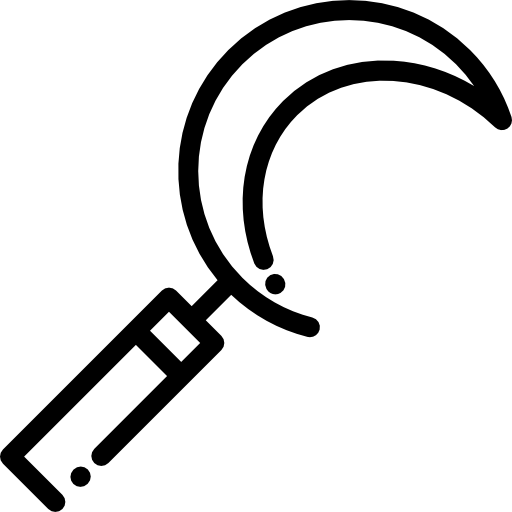 鎌 Detailed Rounded Lineal icon
