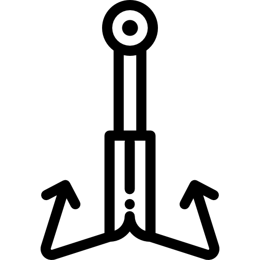 アンカー Detailed Rounded Lineal icon