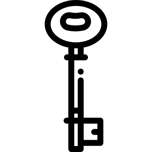 鍵 Detailed Rounded Lineal icon