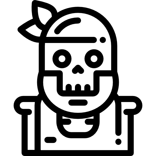 해적 Detailed Rounded Lineal icon