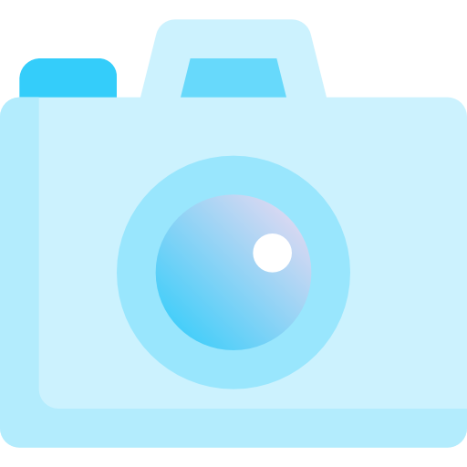 cámara fotográfica Fatima Blue icono