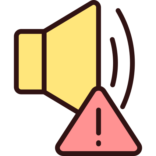 señal de alerta Generic Outline Color icono