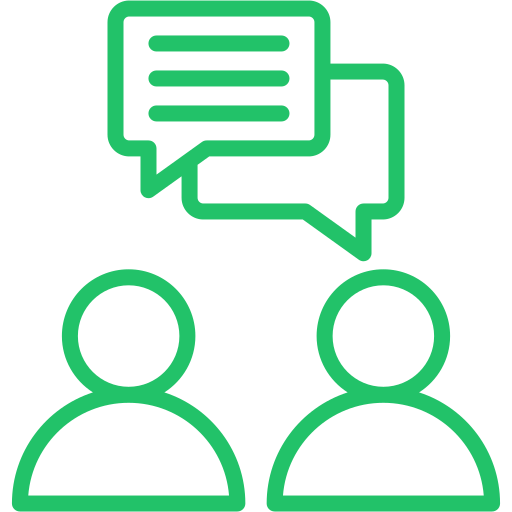 Discussion Generic color outline icon