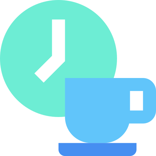 Coffee time Generic Blue icon
