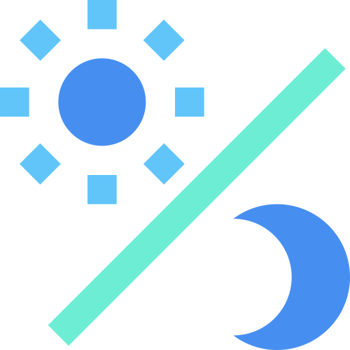 昼と夜 Generic Blue icon