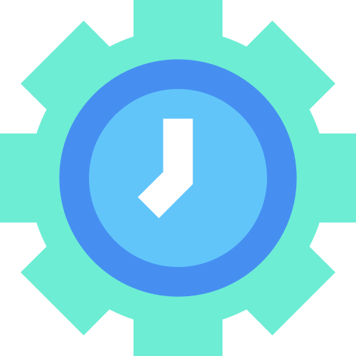 時間管理 Generic Blue icon