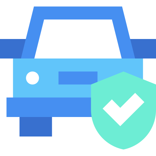 자동차 보험 Generic Blue icon