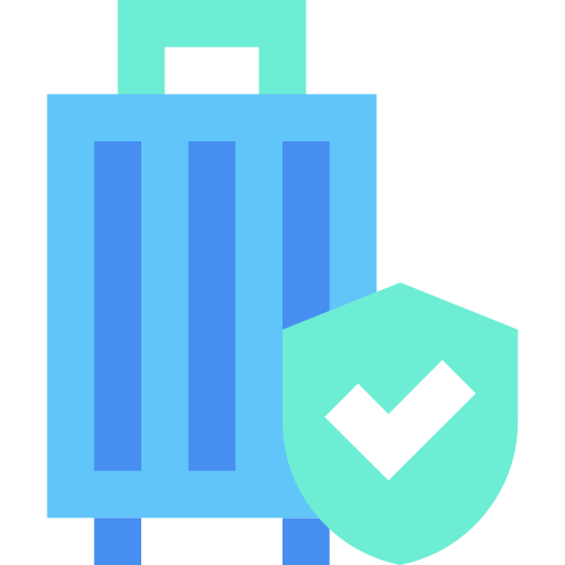 여행 보험 Generic Blue icon