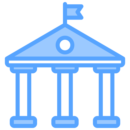 정부 Generic Blue icon