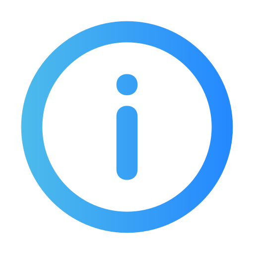 Info Generic Gradient icon