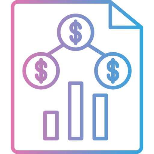 分析 Generic gradient outline icon