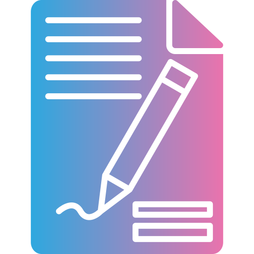 Edit page Generic gradient fill icon