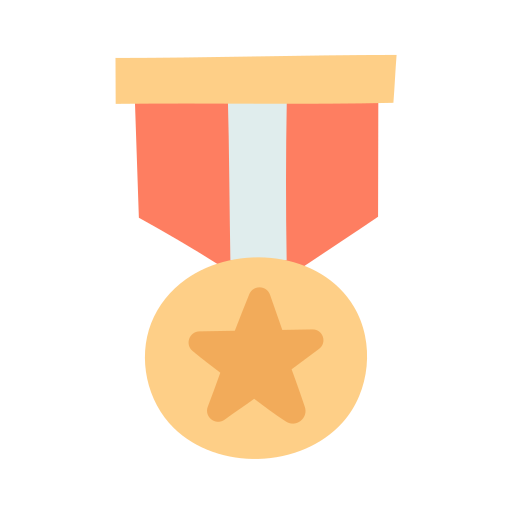 médaille d'honneur Generic Flat Icône