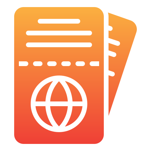 pasaporte Generic Flat Gradient icono