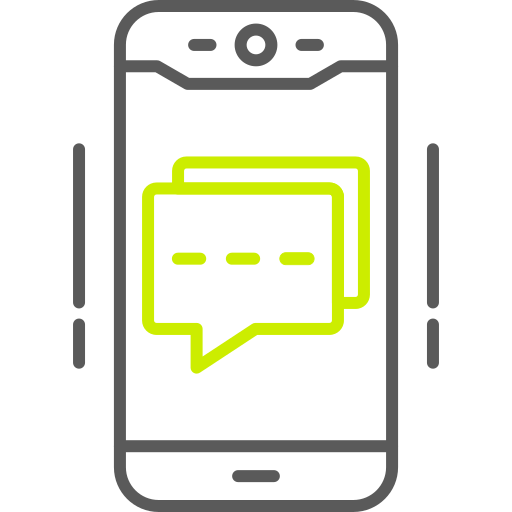 Mobile Chat Generic color outline icon