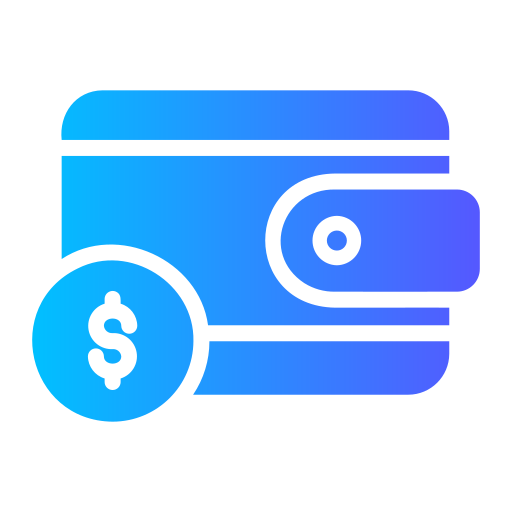 Wallet Generic gradient fill icon