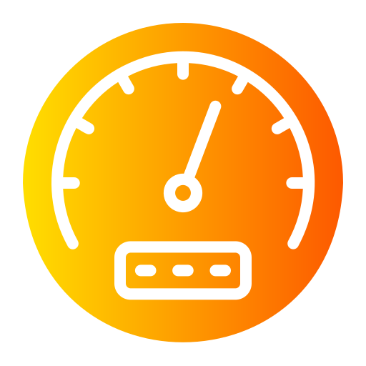 tachometer Generic gradient fill icon