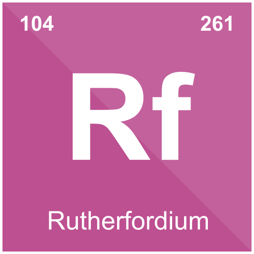 rutherfordium Generic color fill Ícone